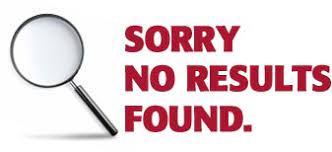 No Result Found